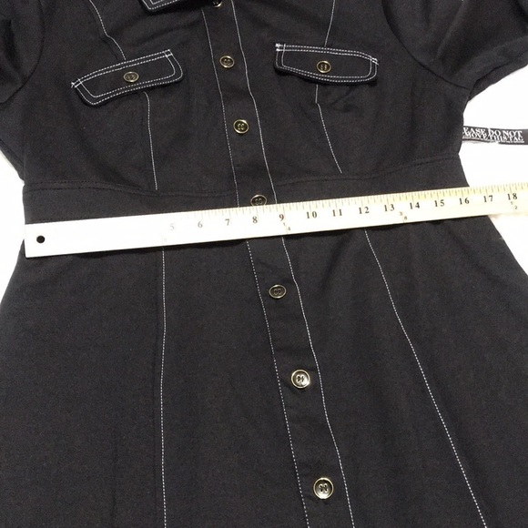 NWT New York & Co. Top Stitch Sheath Dress Sz Large - Picture 7 of 12